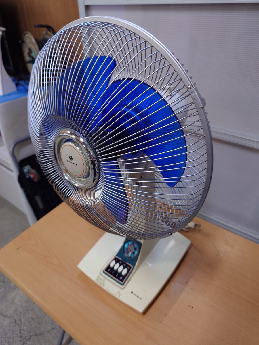 サンヨー　扇風機　EF-6JLT　中古品　1978年製　アート家財便発送　札幌市_画像4