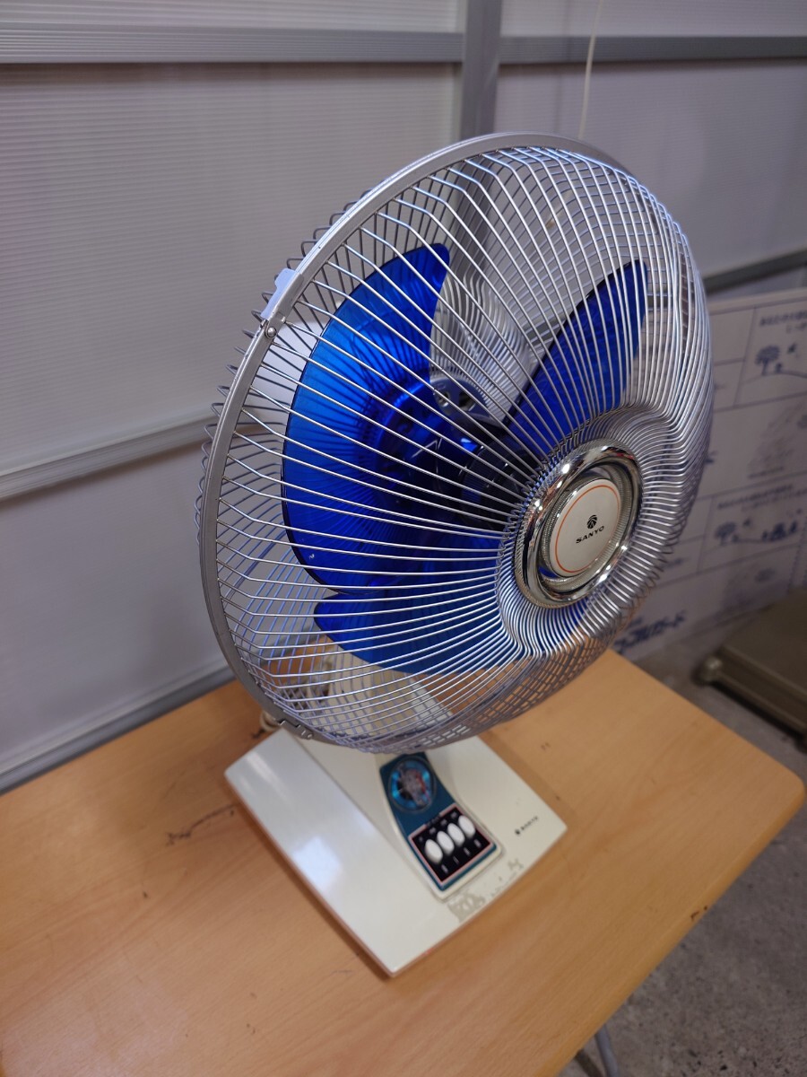 サンヨー　扇風機　EF-6JLT　中古品　1978年製　アート家財便発送　札幌市_画像5