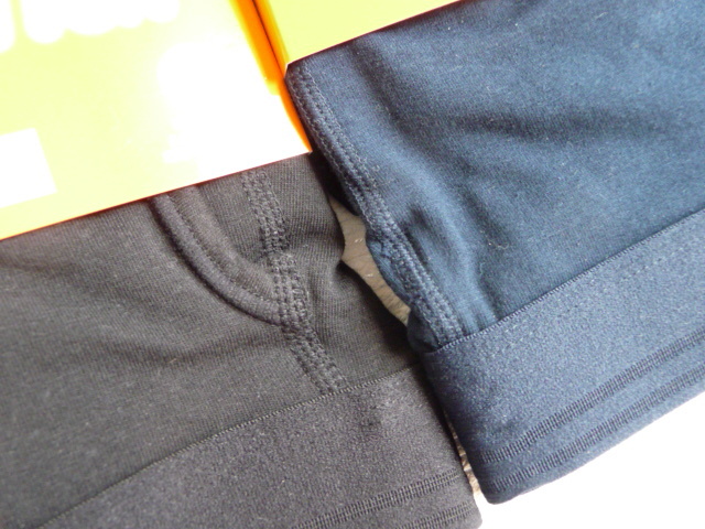 新品 2枚組 セット ファイバーヒート ボクサーブリーフ 前開き 紺 黒 無地 M メンズ 紳士 ボクサーパンツ CLOSSHI_画像3