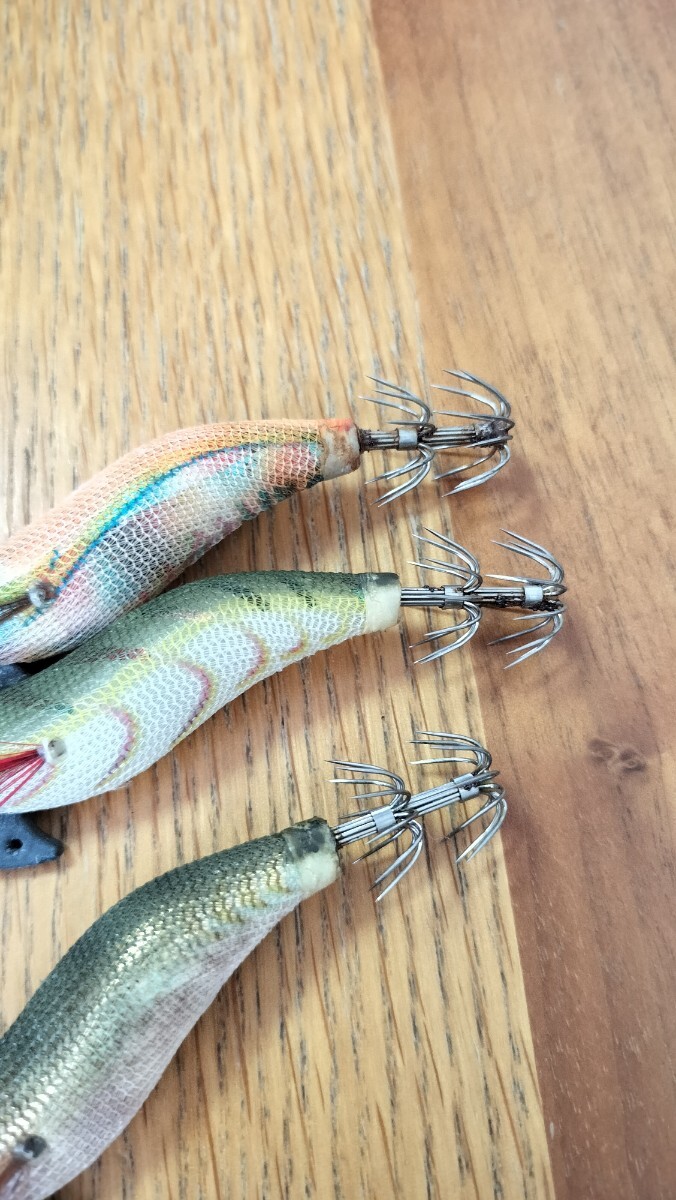 エギ王q 廃盤 2.0号 オリーブ ゴールド 光宮 YAMASHITA ライブ エギング ヤマシタ_画像3