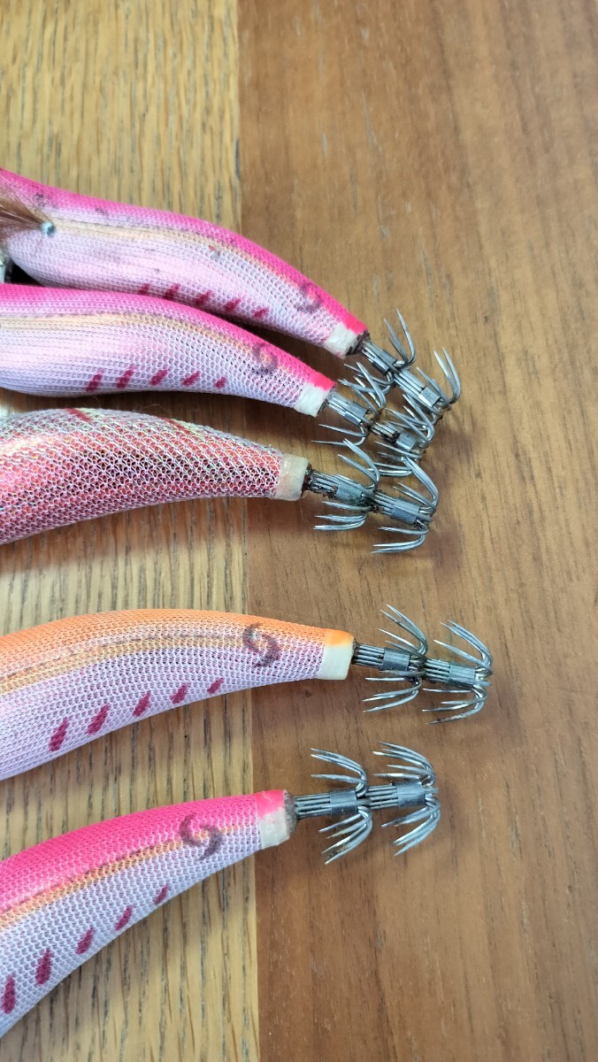 ハープーン エギ政 3.0号 3.5号 廃盤 デュオ DUO 赤テープ セット_画像4