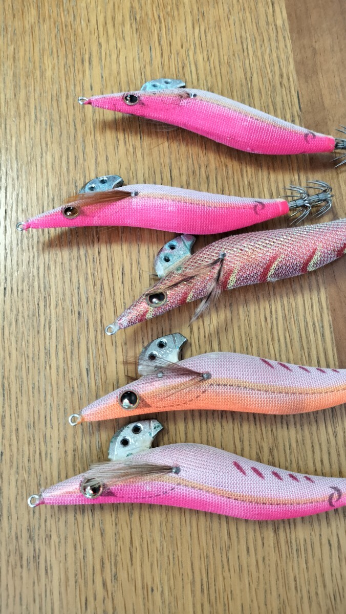 ハープーン エギ政 3.0号 3.5号 廃盤 デュオ DUO 赤テープ セット_画像5