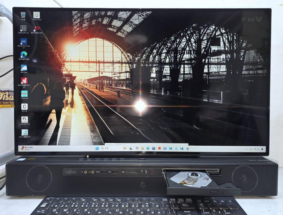 極美品!超速!WF2/D2 i7(6コア 新32GB 新M.2SSD1TB+HDD3TB!Win11 Office2021 Pioneer/27型/BSCS地デジ3波/W録/Blu-ray/ふくまろ FH-X FH90