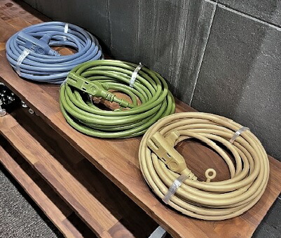 フジマック アースカラーソフト延長コード 5M JE-1505-GB グレイッシュブルー 延長コード FUJIMAC 小型便 '_画像3