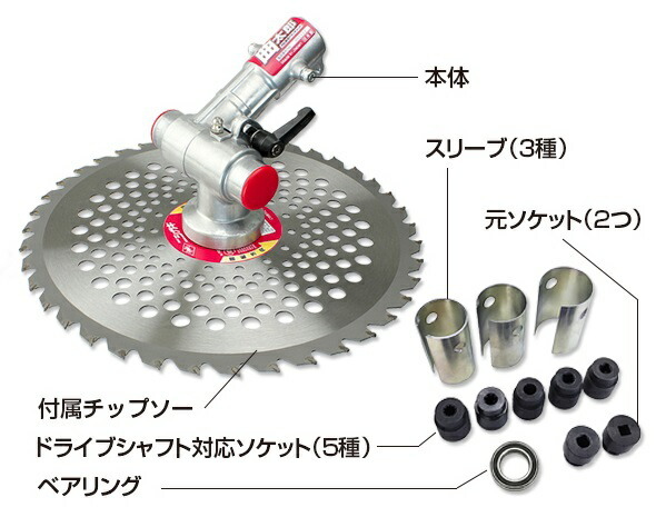 ニシガキ 曲太郎 N-798 刈払機用アタッチメント チップソー1枚付チップソー外径230/255/305mm内径25.4m取付可能 在庫_画像2