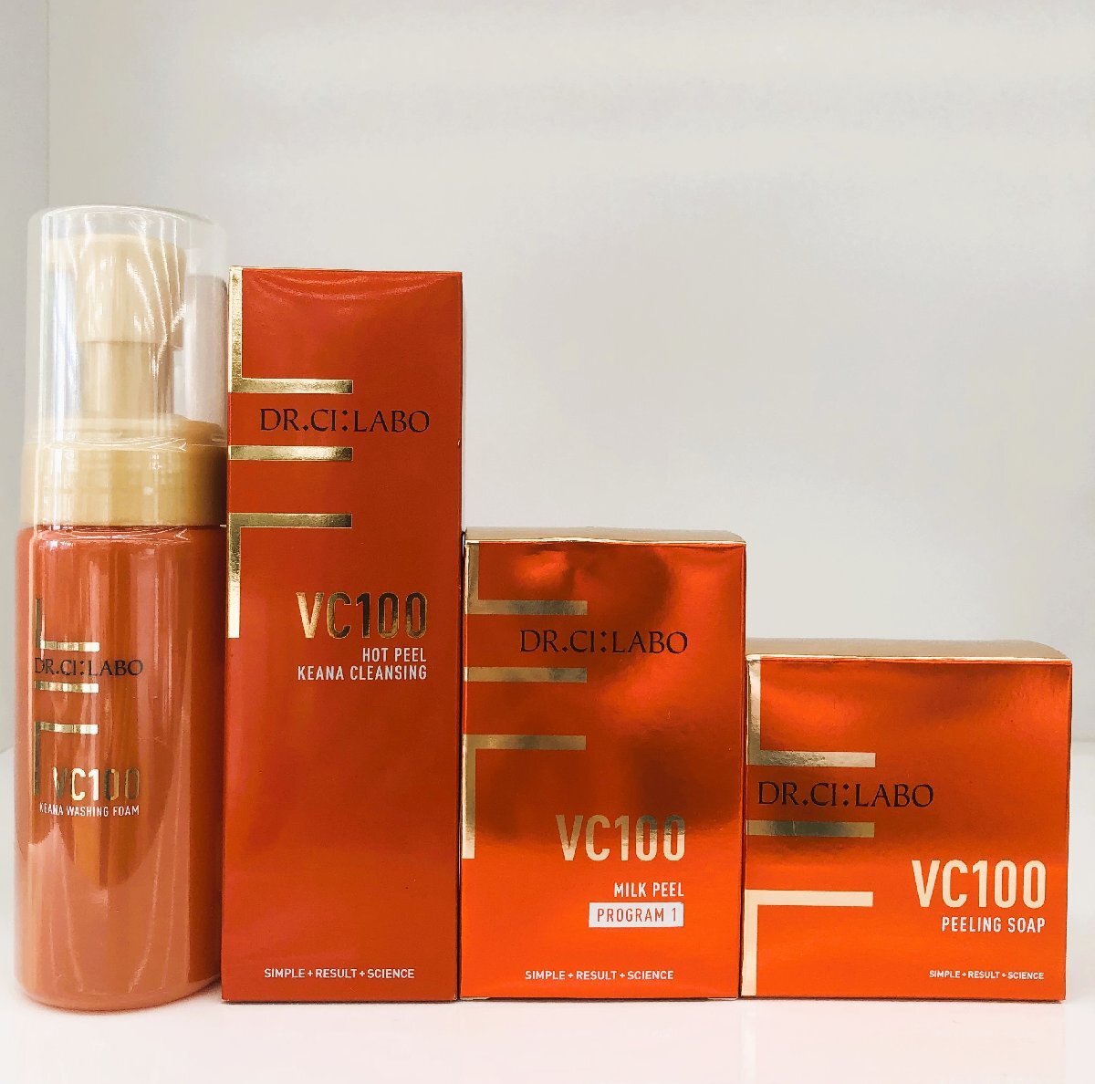 ●新品?未開封 ドクターシーラボ VC100 5點セット 総額￥11,385　クレンジング洗顔料?化粧水?美容液?石鹸