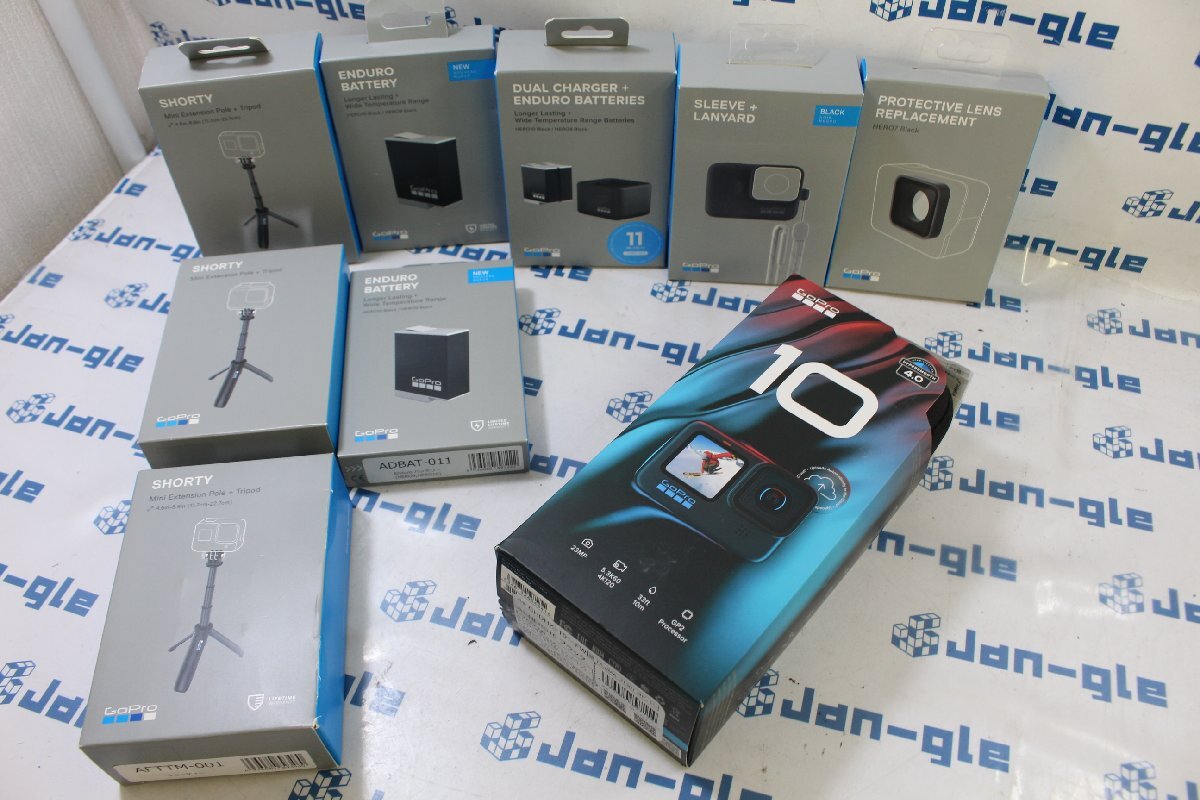 ★未開封品!! GoPro HERO10 BLACK 純正ケースや予備バッテリー等計8點の豪華セット!! この機會に是非いかがでしょうか!! J645945 P関西発送