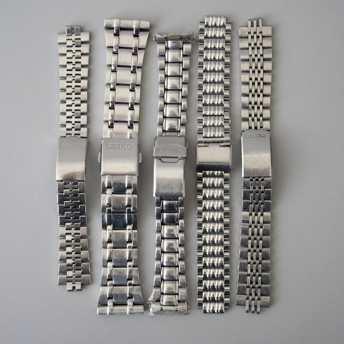 K 腕時計 ベルト セイコー シチズン オリエント SEIKO 5ACTUS CITIZEN ORIENT 5個まとめて