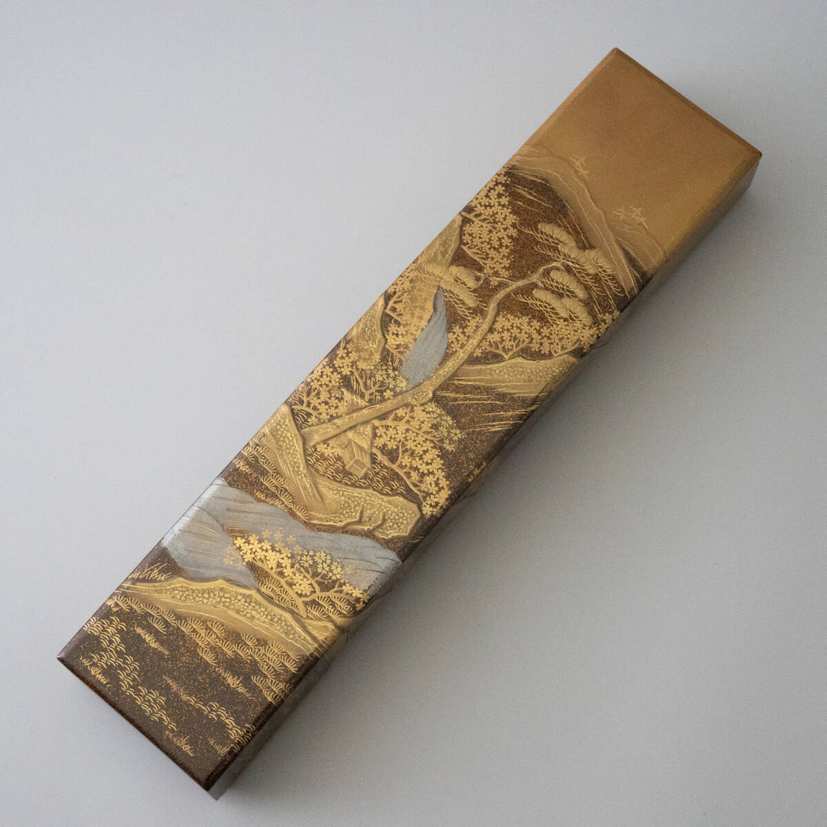 時代蒔絵 文箱 短冊箱 古美術品 コレクター収蔵品 骨董_画像1