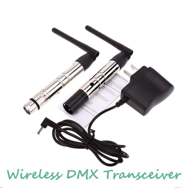 jf014:最安値保障します♪Lixada 2.4G ISM DMX512ワイヤレス男性 女性 XLRレシーバ トランスミッタ ア_画像3