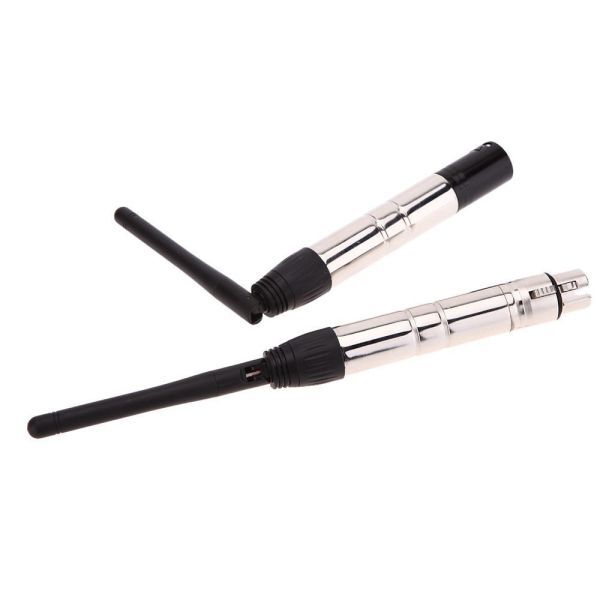 jf014:最安値保障します♪Lixada 2.4G ISM DMX512ワイヤレス男性 女性 XLRレシーバ トランスミッタ ア_画像5