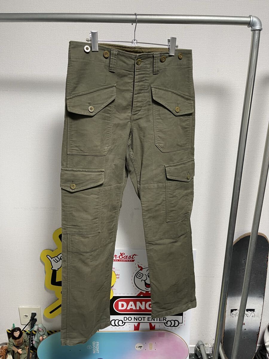 Nigel Cabourn ナイジェルケーボン カーゴパンツ 32 ファティーグ Nigel Cabourn ナイジェルケーボン カーゴパンツ 32