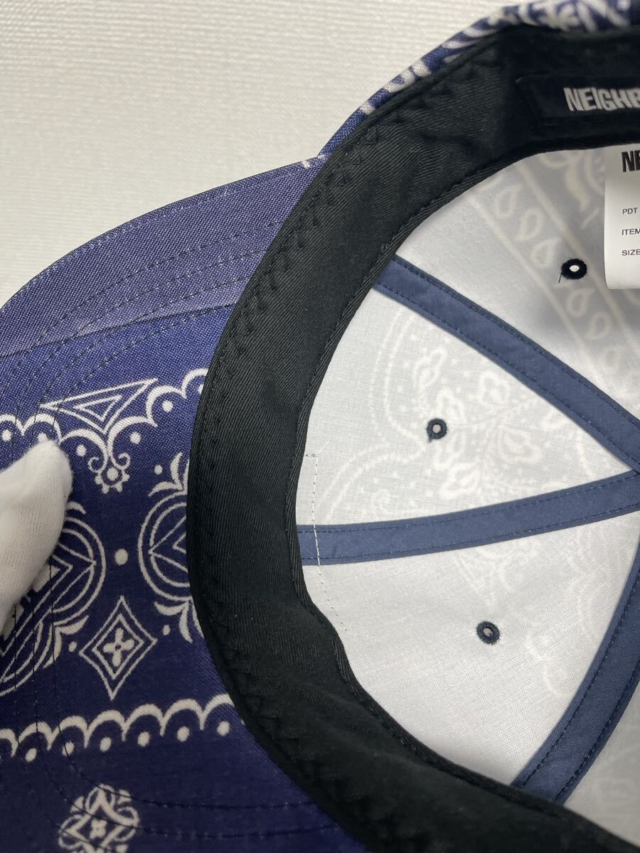 NEIGHBORHOOD BANDANA ペイズリー　キャップ　CAP 帽子_画像8