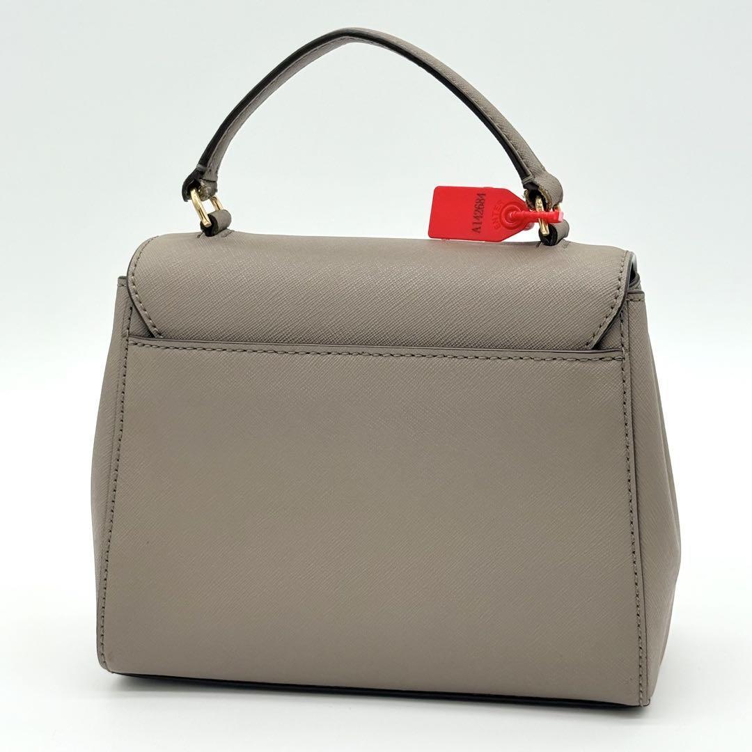 【美品】Tory Burch トリーバーチ ROBINSON ロビンソン ハンドバッグ 2way ショルダーバッグ 斜めがけ レディース グレージュ EE000918_画像2