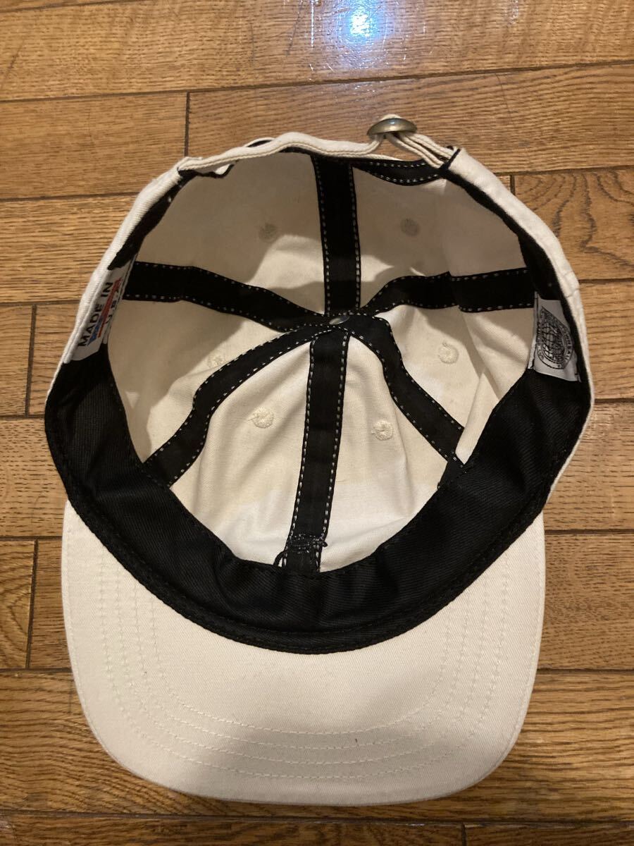 cooperstown ballcap オールホワイト コットン クーパーズタウン USA製 アメリカ製_画像3