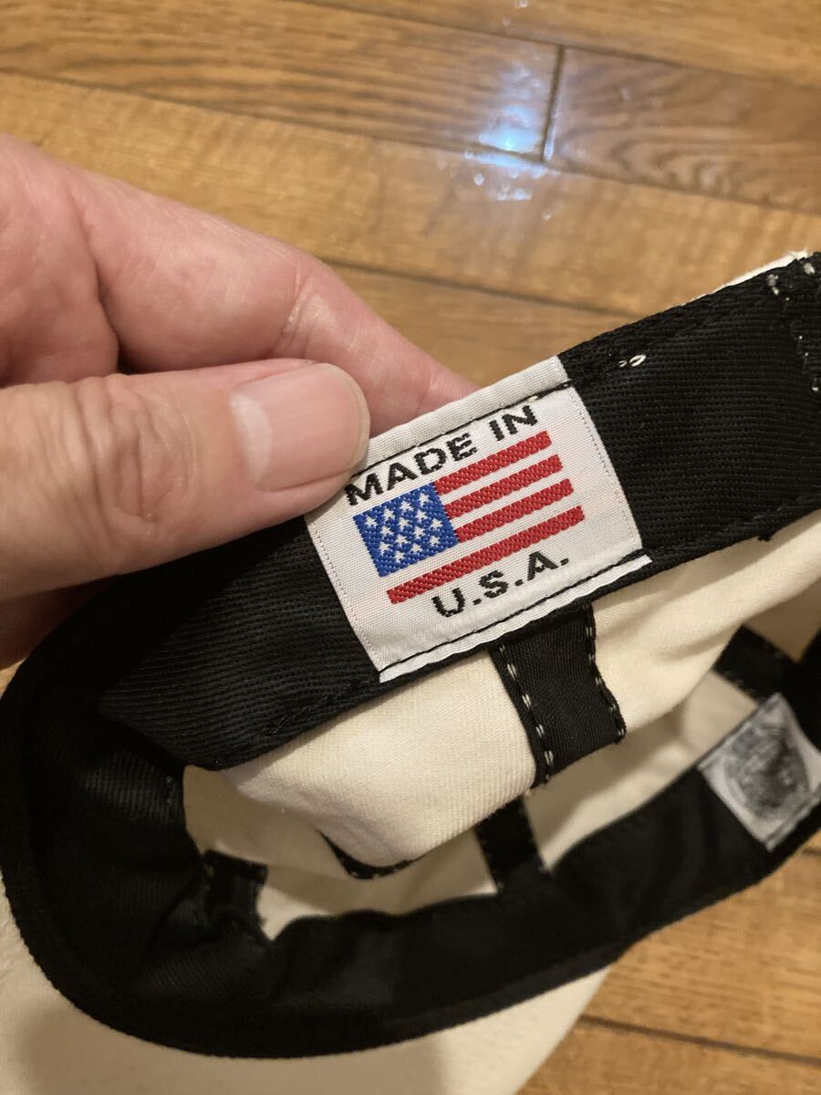 cooperstown ballcap オールホワイト コットン クーパーズタウン USA製 アメリカ製_画像5