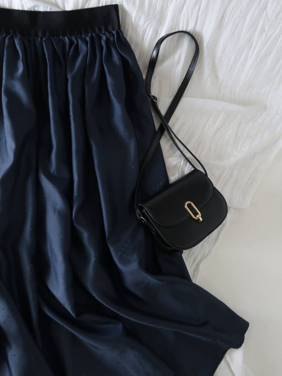 新品☆1.5萬☆アニエスベー agnes b.☆洗える 星柄 フレアスカート 36サイズ 日本制☆E-M 5443