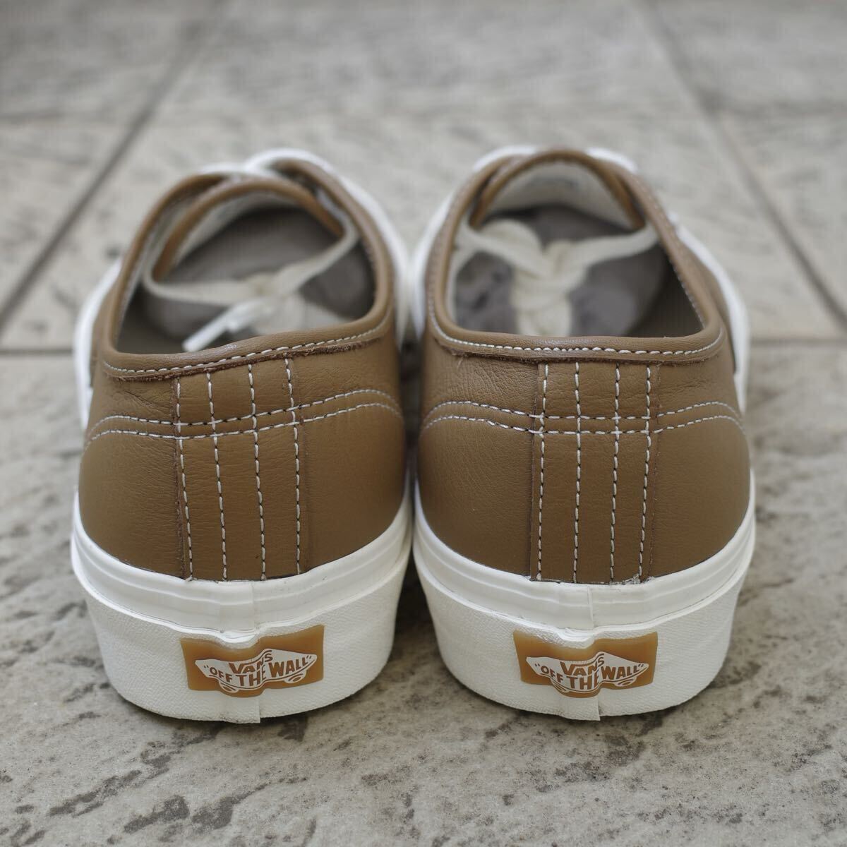 VANS AUTHENTIC オーセンティック 44 DX 8h 26.5cm ブラウン レザー バンズ_画像3