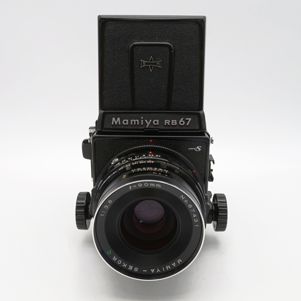 1円? Mamiya マミヤ RB67 PROFESSIONAL S 中判フィルムカメラ レンズ2點 ケース付 動作未確認 4128976