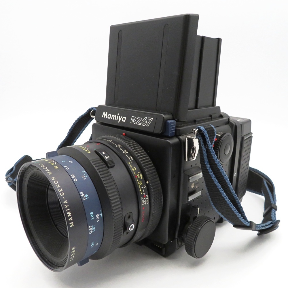 1円? Mamiya マミヤ RZ67 PROFESSIONAL 中判フィルムカメラ SEKOR MACRO Z f=140mm 1:4.5 動作未確認 4116099