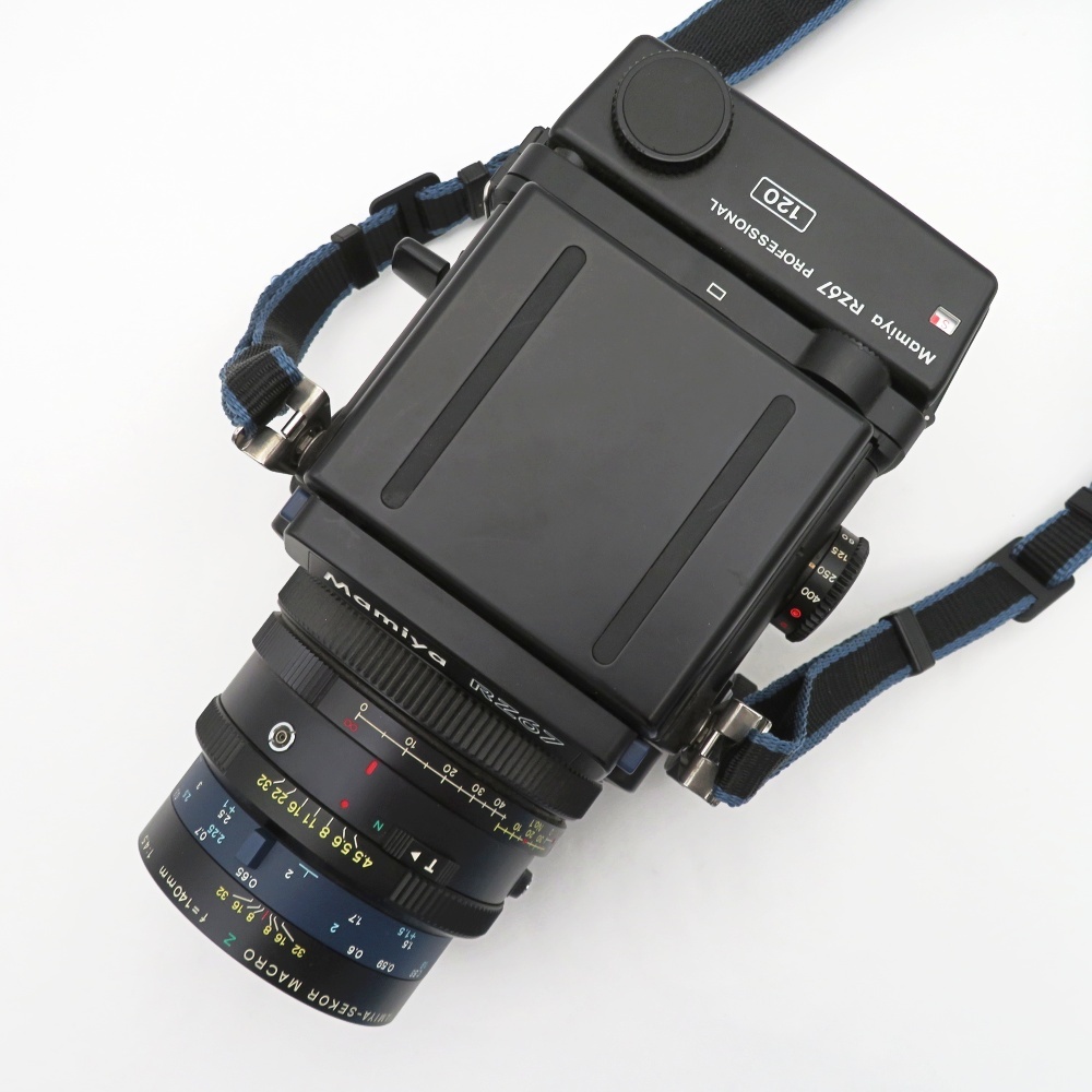 1円? Mamiya マミヤ RZ67 PROFESSIONAL 中判フィルムカメラ SEKOR MACRO Z f=140mm 1:4.5 動作未確認 4116099