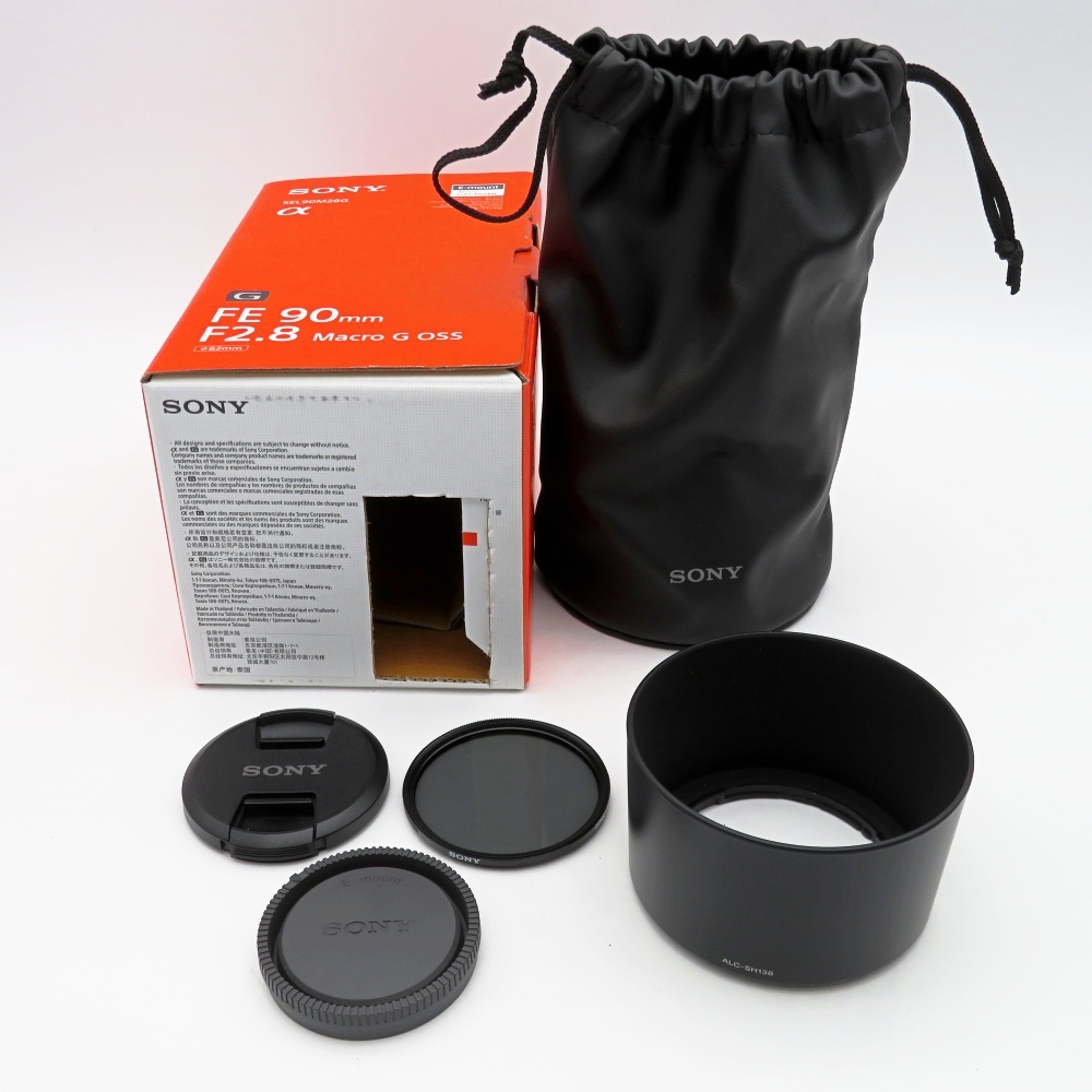 1円? SONY ソニー FE 2.8/90 MACRO G OSS SEL Eマウント レンズ 箱?ケース付 動作未確認(rèn) 4102571