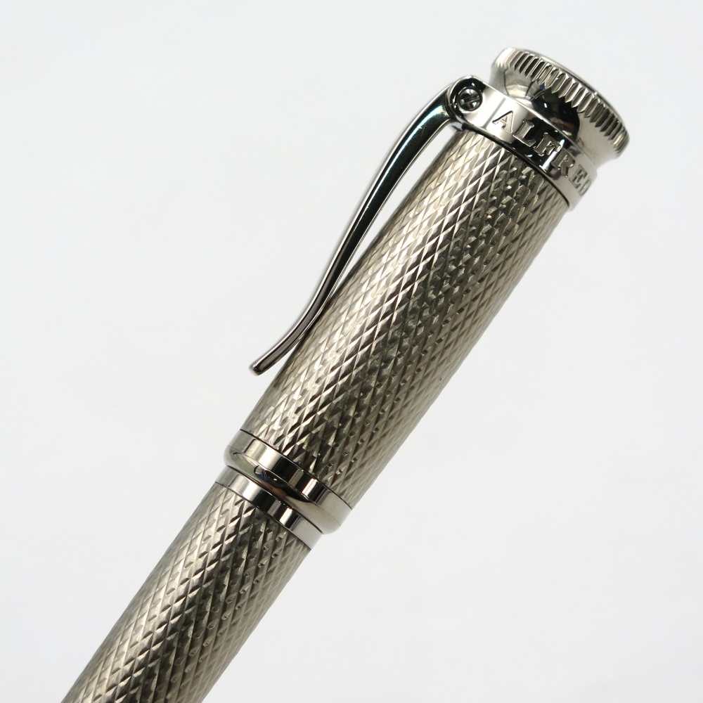 1円? Dunhill ダンヒル センチュリーマン ダイヤモンドパターン ボールペン 筆記確認(rèn)済 4112590