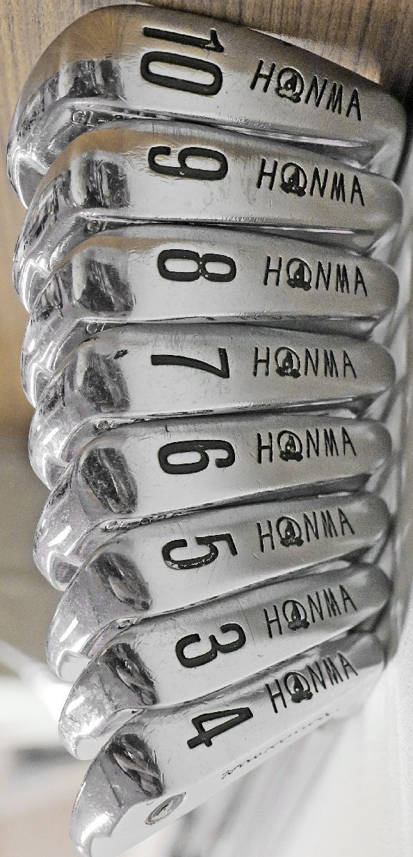 L◆中古品◆ゴルフクラブ9本セット『CL-606 アイアン 3?4?5?6?7?8?9?10?SW』HONMA/ホンマ/本間 右利き用 シャフト:T-800 BORON M43