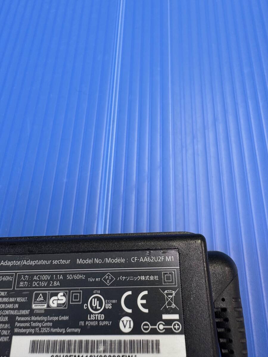 Panasonic 純正 ACアダプタ CF-AA62U2F M1 Let’s note CF-XZシリーズ専用 プラグ 16V 2.8A 外徑3.5 內(nèi)徑1.3 (11