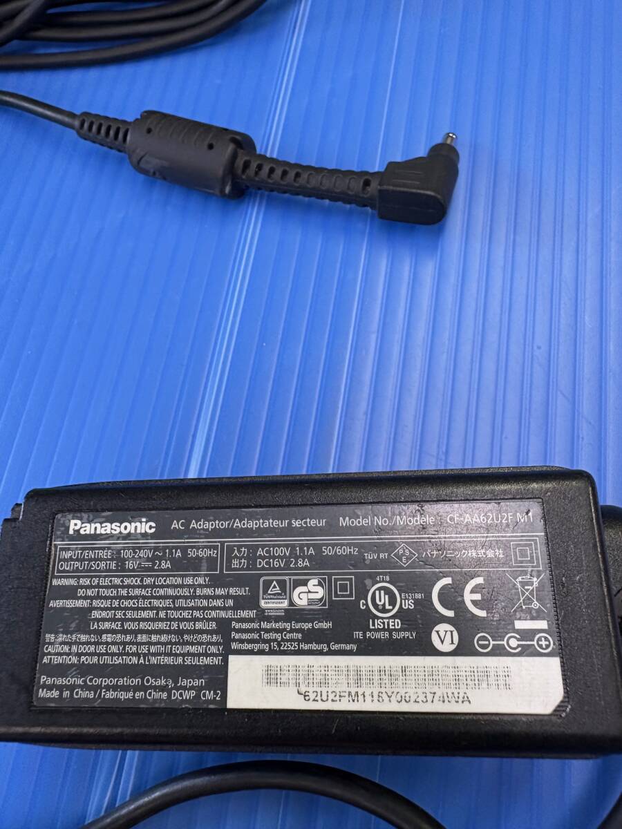 Panasonic 純正 ACアダプタ CF-AA62U2F M1 Let’s note CF-XZシリーズ専用 プラグ 16V 2.8A 外徑3.5 內(nèi)徑1.3 (11
