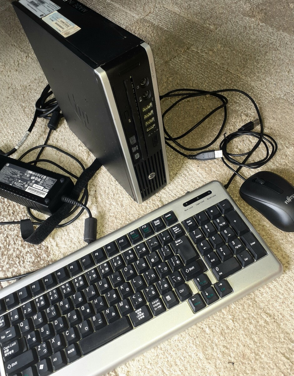 デスクトップパソコン HP compaq 8300 elite USDT/windows11pro マウス?キーボード付屬　