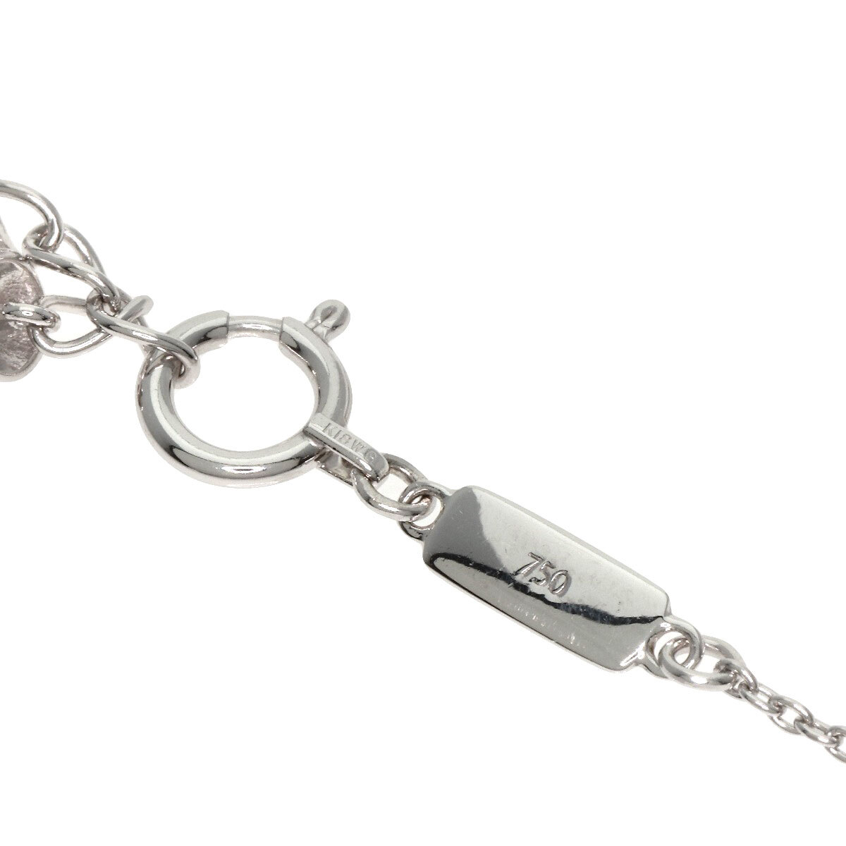 TASAKI タサキ プチバランス ソロ ダイヤモンド ネックレス K18ホワイトゴールド レディース 中古_画像4