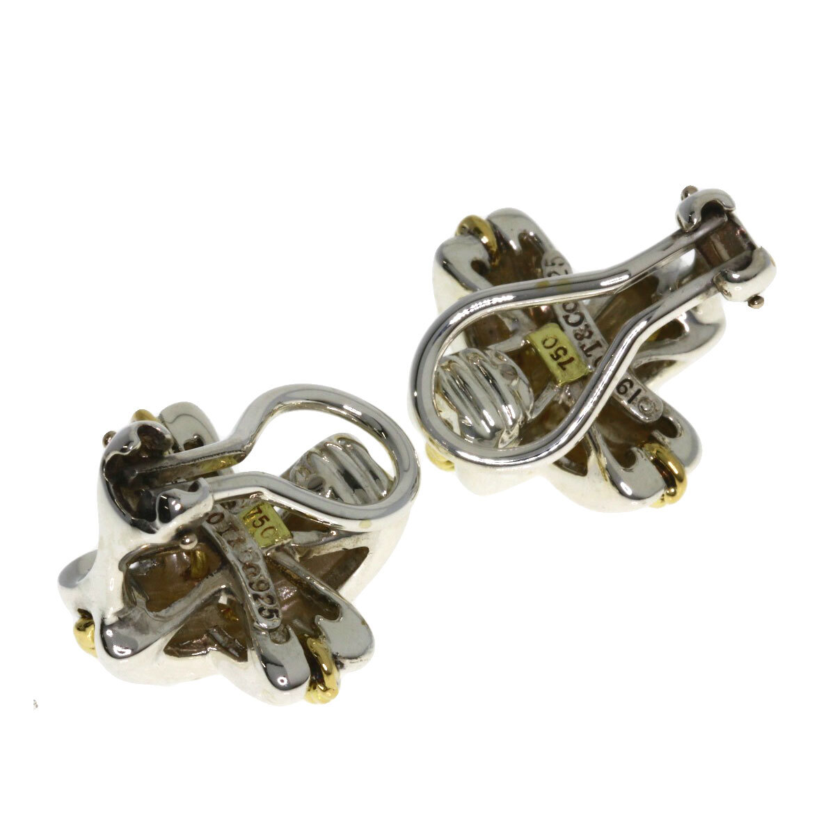 TIFFANY&Co. ティファニー シグネチャー イヤリング シルバー レディース 中古_画像2