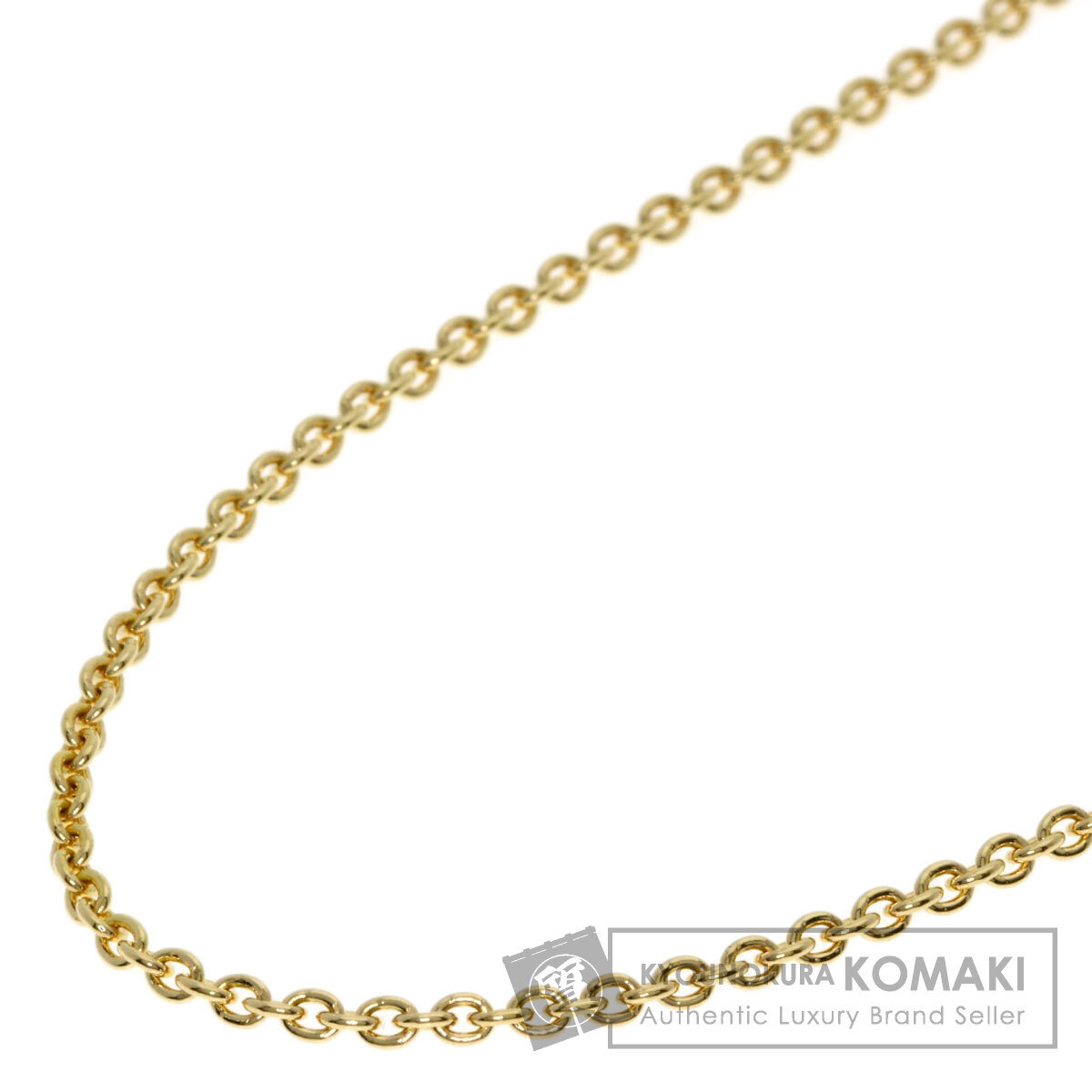 BVLGARI ブルガリ チェーン 40cm ネックレス K18イエローゴールド レディース 中古_画像1