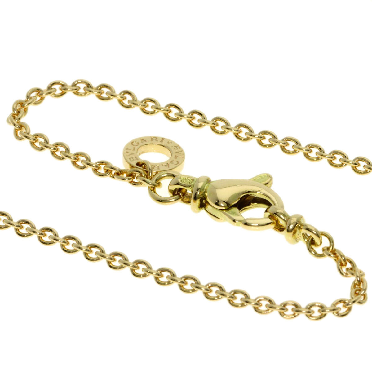 BVLGARI ブルガリ チェーン 40cm ネックレス K18イエローゴールド レディース 中古_画像3