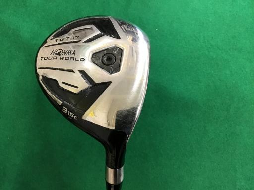 ホンマゴルフ ツアーワールド ホンマ HONMA フェアウェイウッド TOUR WORLD TW737c 3W フレックスS 中古 Cランク_画像1