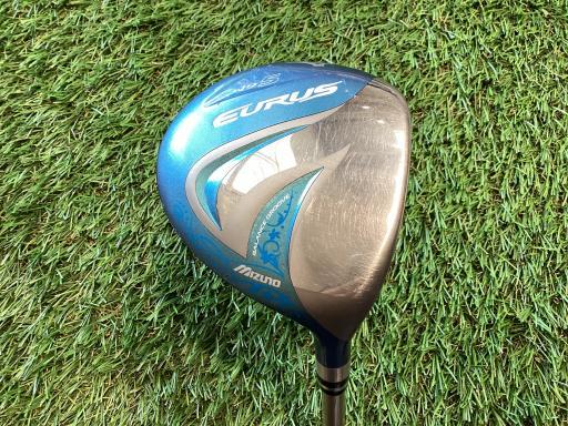 ミズノ ユーラス フェアウェイウッド EURUS(2017) ターコイズブルー 5W レディース フレックスL 中古 Cランク_画像1