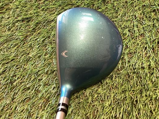 ミズノ ユーラス フェアウェイウッド EURUS(2017) ターコイズブルー 5W レディース フレックスL 中古 Cランク_画像2