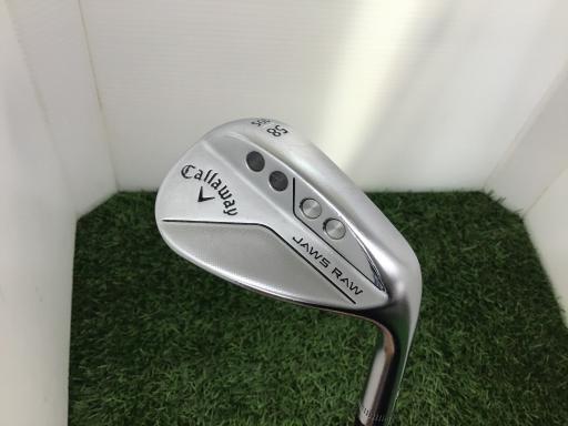 Callaway Челюсти Wedge RAW Хромированный металлизированный JAWS RAW Хромированный металлизированный 58°/10°S Flex S б/у C разряд   Callaway Челюсти Wedge RAW Хромированный металлизированный JAWS RAW Хромированный металлизированный 58°/10°S Flex S б/у C разряд