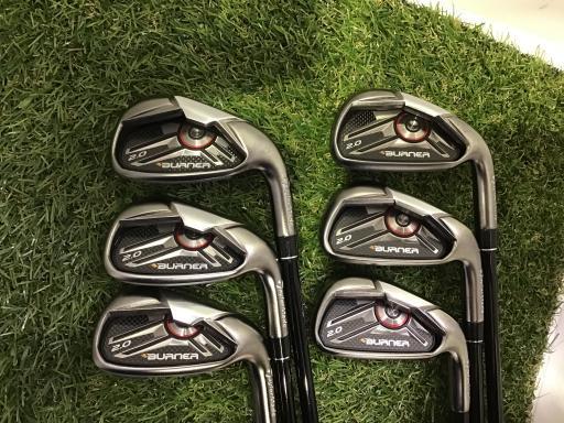 テーラーメイド バーナー アイアンセット BURNER 2.0 6S フレックスS 中古 Cランク