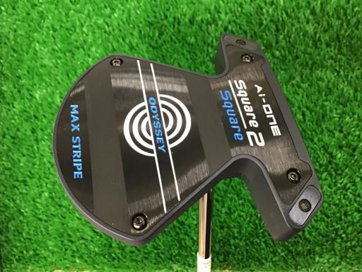オデッセイ Ai-ONE SQUARE 2 SQUARE パター MAX STRIPE Ai-ONE SQUARE 2 SQUARE MAX STRIPE 33インチ 中古 Cランク