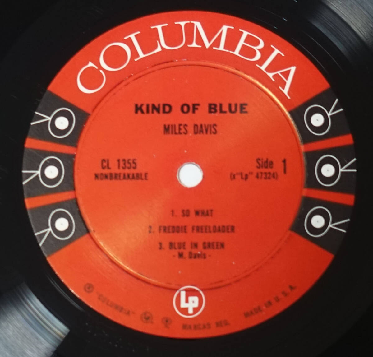 極美盤! US Columbia MONO CL 1355 オリジナル 6EYES Kind of Blue / Miles Davis 
