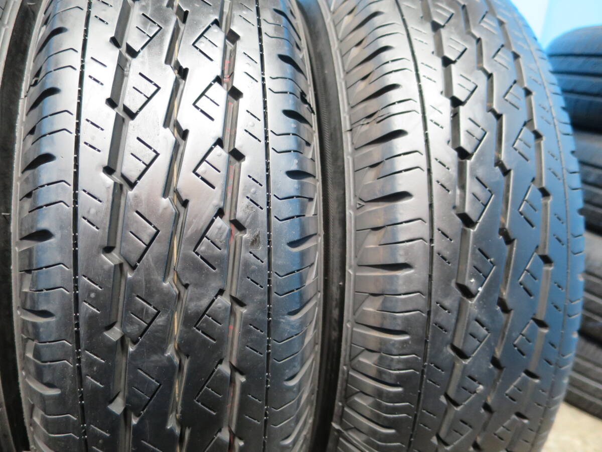 ◆ 2023年バリ山 ◆ 165R13 LT 6P.R ◆ BRIDGESTONE　V600 ◆ 4本　ノーマルタイヤ ◆J-2527._画像3