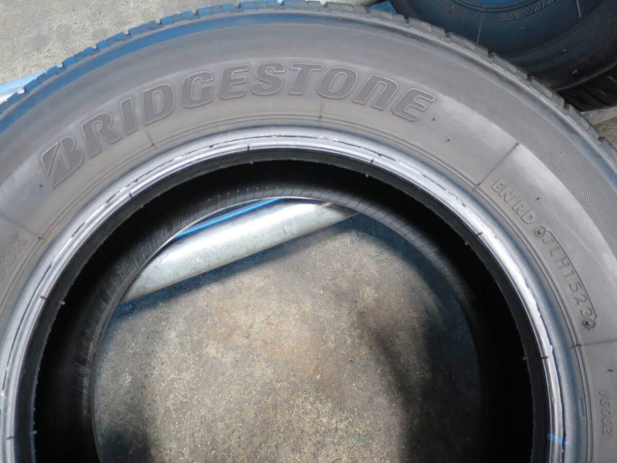 ◆ 2023年バリ山 ◆ 165R13 LT 6P.R ◆ BRIDGESTONE　V600 ◆ 4本　ノーマルタイヤ ◆J-2527._画像10