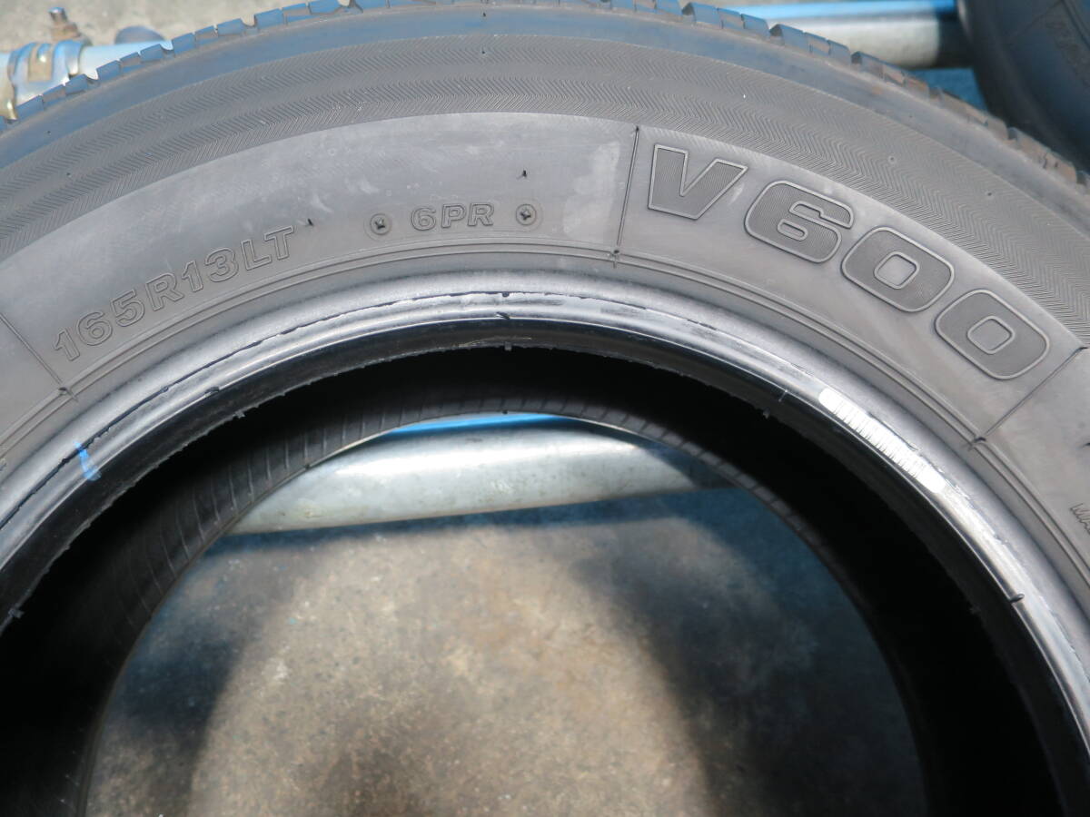 ◆ 2023年バリ山 ◆ 165R13 LT 6P.R ◆ BRIDGESTONE　V600 ◆ 4本　ノーマルタイヤ ◆J-2527._画像9