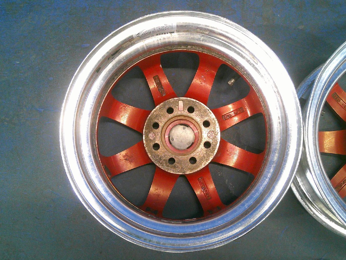 б/у CRIMSON Racing SPARCO рейсинг Sparco 13x5J 4H 100 8 дыра 13 -дюймовые легкосплавные алюминиевые литые диски 4 шт. комплект 2 шт деформация с дефектом ( полки 5639-1001)