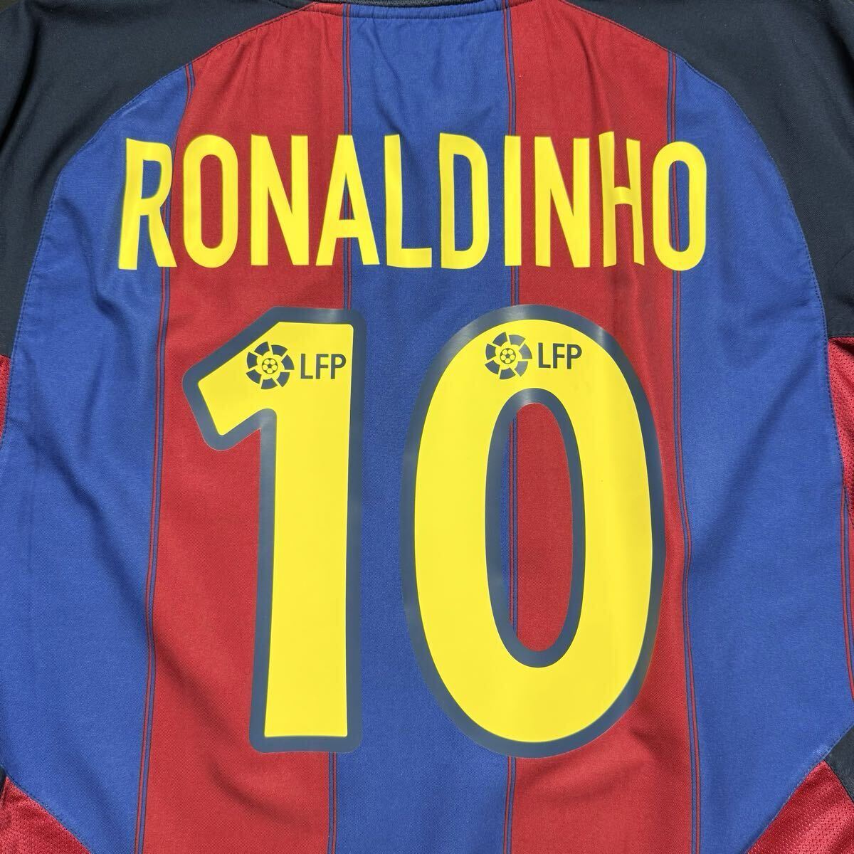 03/04 FCバルセロナ ホーム ユニフォーム #10 ロナウジーニョ L FCB ナイキ NIKE