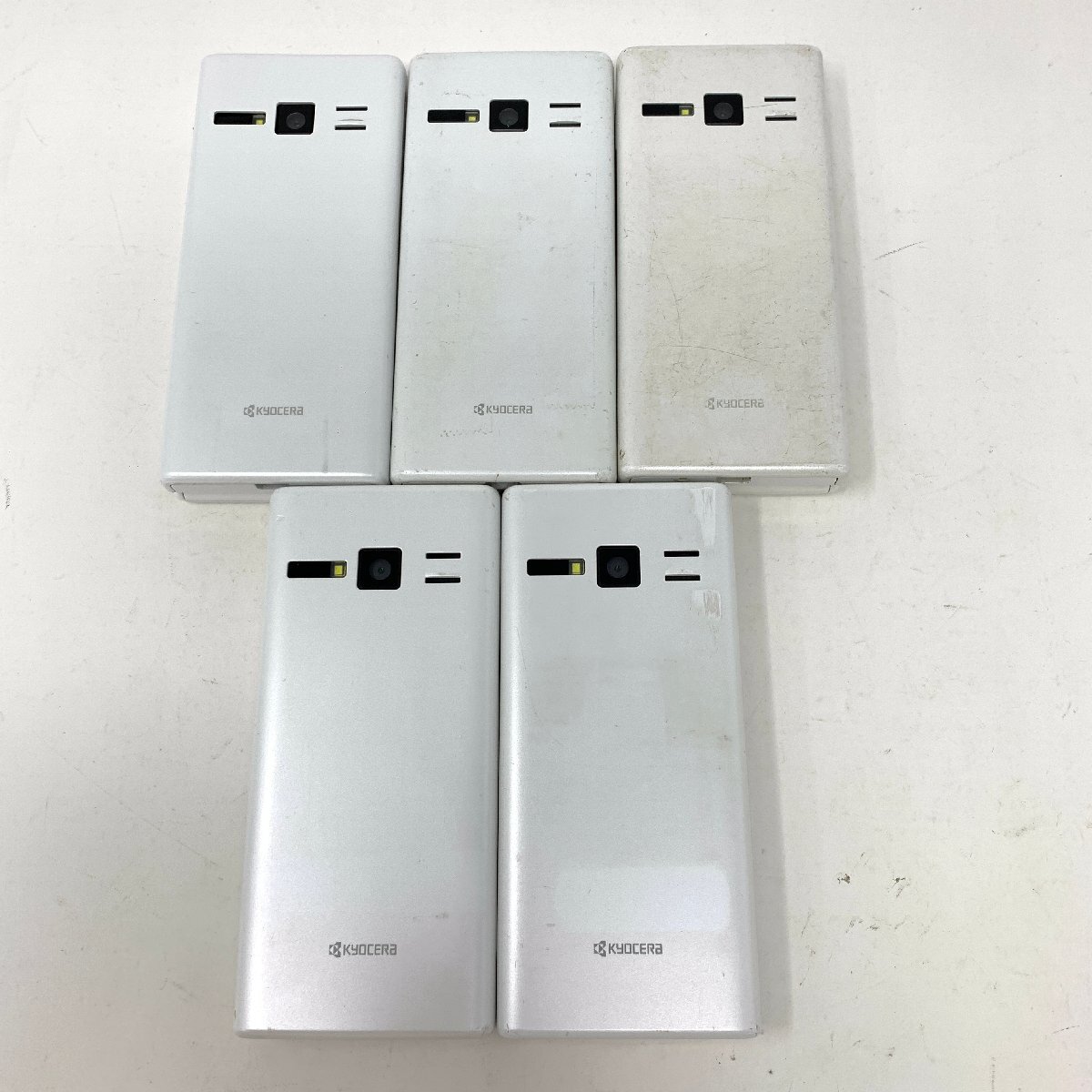 ◆動作品/5台セット◆京セラ/DIGNO ケータイ2 NP701KC/8G/ホワイト/62732_画像3