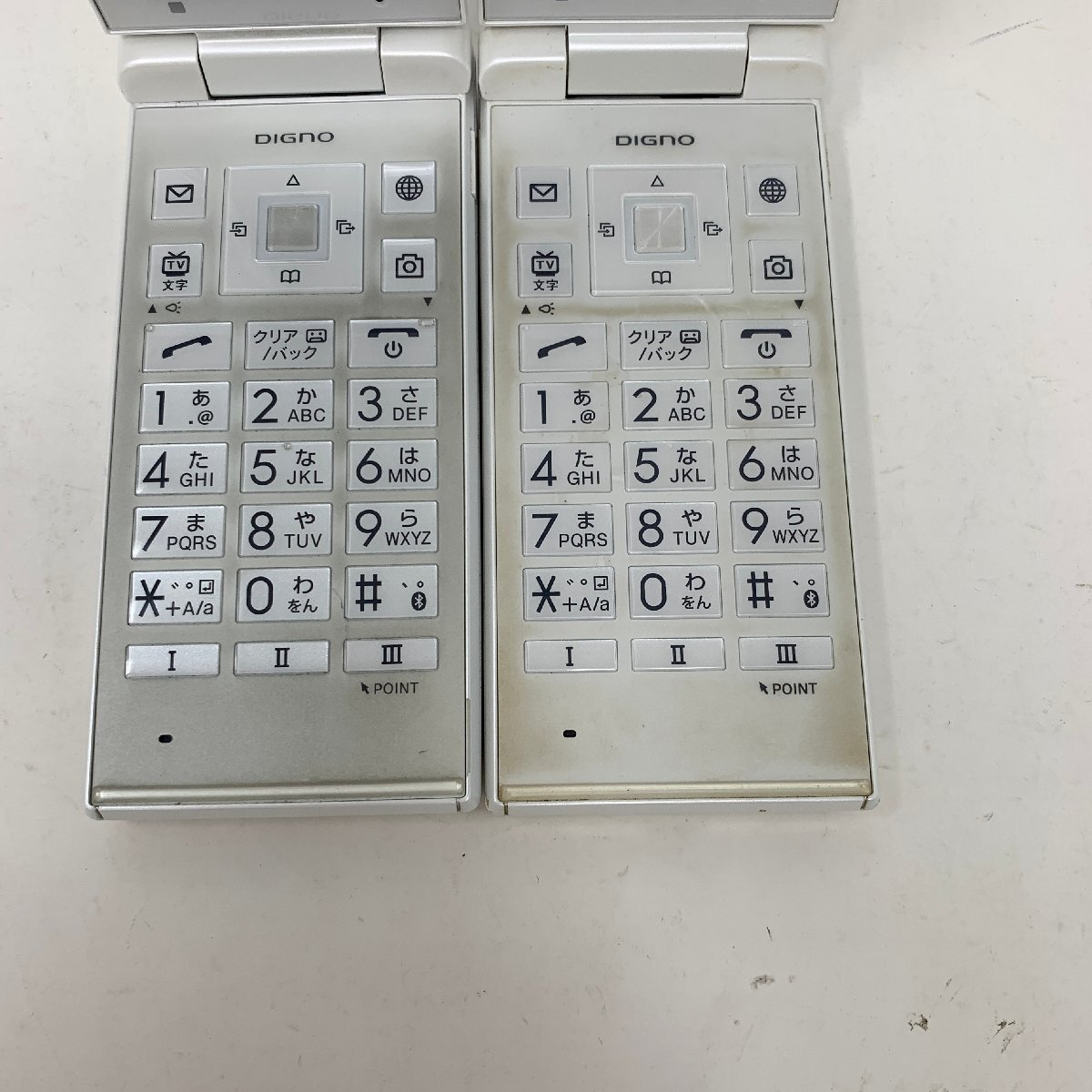 ◆動作品/5台セット◆京セラ/DIGNO ケータイ2 NP701KC/8G/ホワイト/62732_画像9