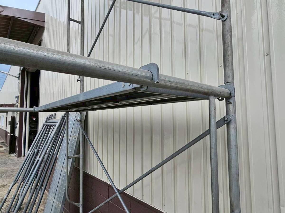 6185 steel перемещение тип с роликами low кольцо tower 2 ступенчатый высоты верстак леса W1840×D1245×H3600+350mm Settsu город восток другой префектура самовывоз возможно доставка